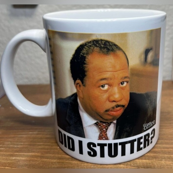 Officially Licensed NBC Did I Stutter? The Office Extra Large Coffee Mug 20oz - Picture 1 of 2